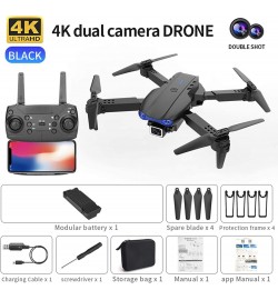 Dron K3 Dual Camara 2 baterias Negro